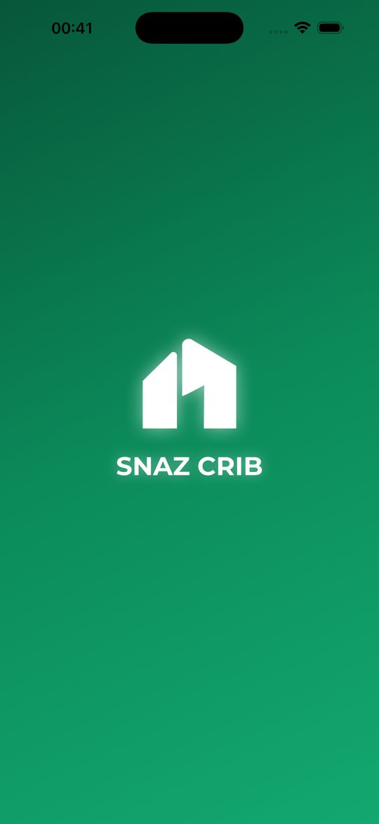 SnazCrib launch screen screen